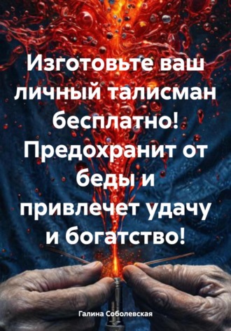 Обложка книги «Изготовьте ваш личный талисман бесплатно! Предохранит от беды и привлечет удачу и богатство!»