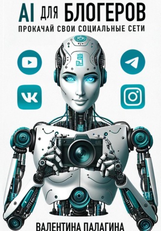 Обложка книги «AI для блогеров: прокачай свои социальные сети»