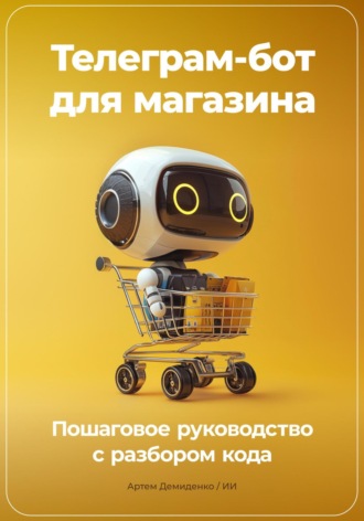 Обложка книги «Телеграм-бот для магазина: Пошаговое руководство с разбором кода»