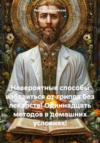 Обложка книги «Невероятные способы избавиться от гриппа без лекарств! Одиннадцать методов в домашних условиях!»