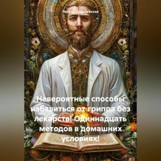 Обложка книги «Невероятные способы избавиться от гриппа без лекарств! Одиннадцать методов в домашних условиях!»