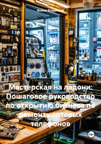 Обложка книги «Мастерская на ладони: Пошаговое руководство по открытию бизнеса по ремонту сотовых телефонов»