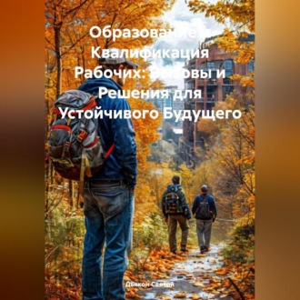 Обложка книги ««Образование и Квалификация Рабочих: Вызовы и Решения для Устойчивого Будущего»»