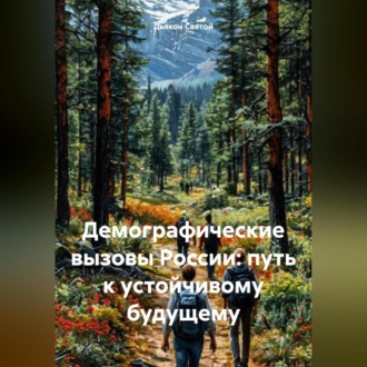 Обложка книги ««Демографические вызовы России: Путь к устойчивому будущему»»