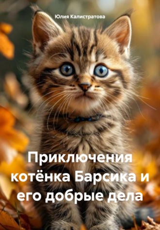 Обложка книги «Приключения котёнка Барсика и его добрые дела»