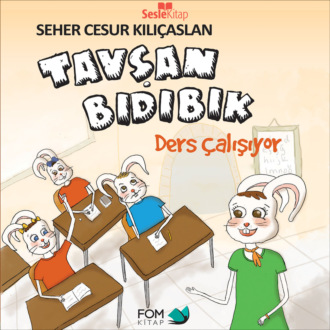 Обложка книги «Tavşan Bıdıbık Ders Çalışıyor»