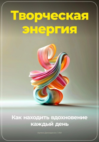 Обложка книги «Творческая энергия: Как находить вдохновение каждый день»