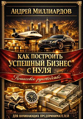 Обложка книги «Как построить успешный бизнес с нуля. Пошаговое руководство для начинающих предпринимателей»