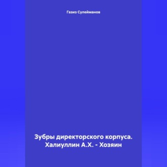 Обложка книги «Зубры директорского корпуса. Халиуллин А.Х. – Хозяин»