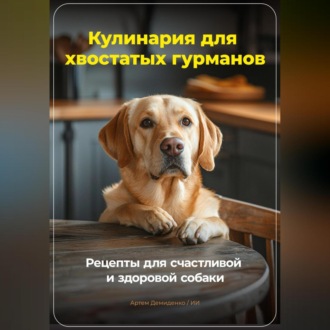 Обложка книги «Кулинария для хвостатых гурманов: Рецепты для счастливой и здоровой собаки»
