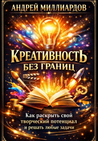 Обложка книги «Креативность без границ. Как раскрыть свой творческий потенциал и решать любые задачи»