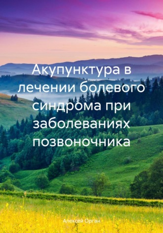 Обложка книги «Акупунктура в лечении болевого синдрома при заболеваниях позвоночника»