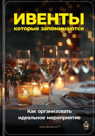 Обложка книги «Ивенты, которые запоминаются: Как организовать идеальное мероприятие»