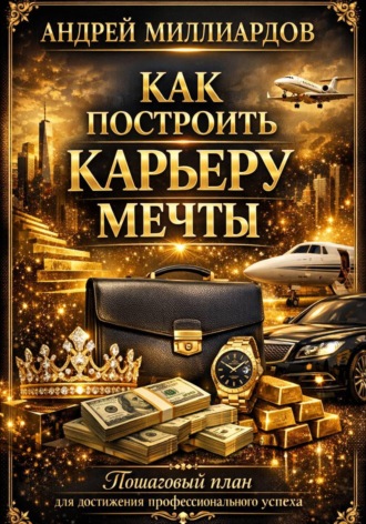 Обложка книги «Как построить карьеру мечты. Пошаговый план для достижения профессионального успеха»