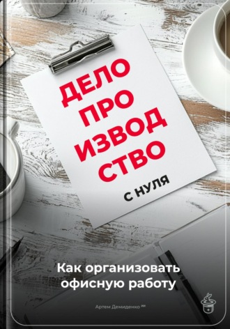 Обложка книги «Делопроизводство с нуля: Как организовать офисную работу»