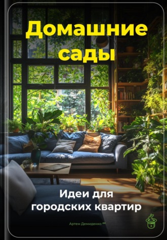 Обложка книги «Домашние сады: Идеи для городских квартир»