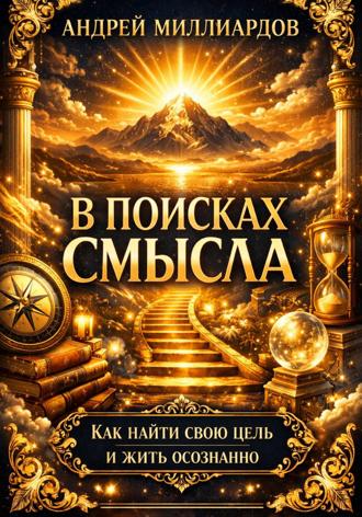 Обложка книги «В поисках смысла. Как найти свою цель и жить осознанно»