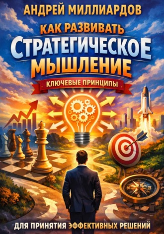 Обложка книги «Как развивать стратегическое мышление. Ключевые принципы для принятия эффективных решений»