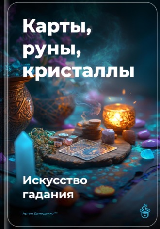 Обложка книги «Карты, руны, кристаллы: Искусство гадания»