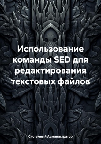Обложка книги «Использование команды SED для редактирования текстовых файлов»
