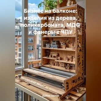 Обложка книги ««Бизнес на Балконе: Изделия из Дерева, Поликарбоната, МДФ и Фанеры с ЧПУ»»