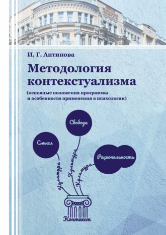 Обложка книги «Методология контекстуализма (основные положения программы и особенности применения в психологии)»