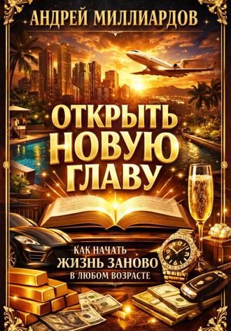 Обложка книги «Открыть новую главу. Как начать жизнь заново в любом возрасте»