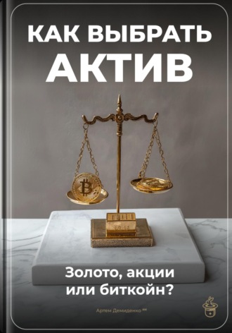 Обложка книги «Как выбрать актив: Золото, акции или биткойн?»
