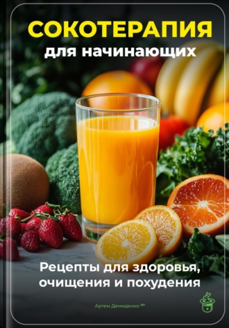 Обложка книги «Сокотерапия для начинающих: Рецепты для здоровья, очищения и похудения»