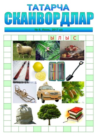 Обложка книги «Татарча сканвордлар №6 2017»