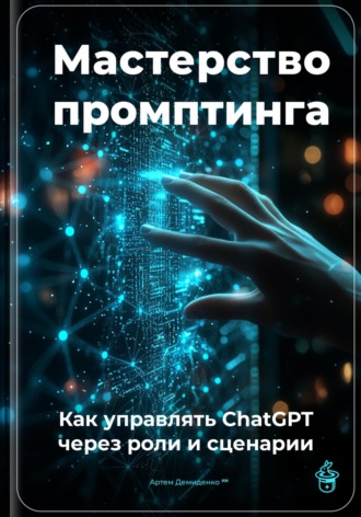 Обложка книги «Мастерство промптинга: Как управлять ChatGPT через роли и сценарии»