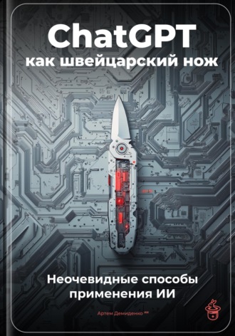 Обложка книги «ChatGPT как швейцарский нож: Неочевидные способы применения ИИ»