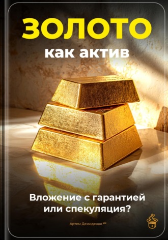 Обложка книги «Золото как актив: Вложение с гарантией или спекуляция?»