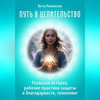 Обложка книги «Путь в целительство. Реальная история, рабочие практики защиты и благодарности, ченнелинг»