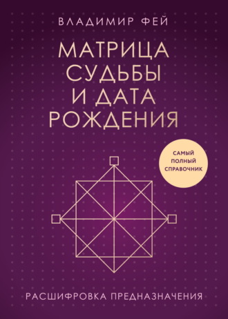 Обложка книги «Матрица судьбы и дата рождения. Расшифровка предназначения»