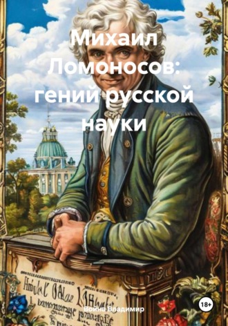 Обложка книги «Михаил Ломоносов: гений русской науки»