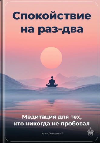 Обложка книги «Спокойствие на раз-два: Медитация для тех, кто никогда не пробовал»
