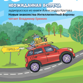Обложка книги «Неожиданная встреча. Новые знакомства Интеллигентной вороны»