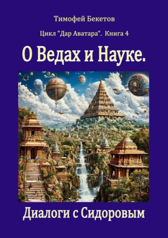 Обложка книги «О Ведах и Науке. Диалоги с Сидоровым. Цикл «Дар Аватара». Книга 4»