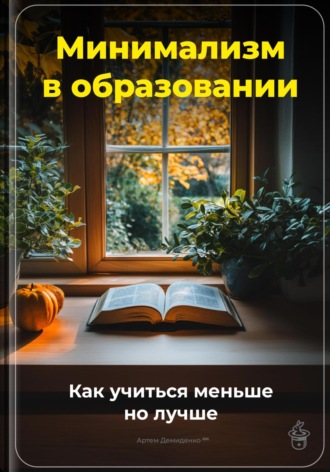 Обложка книги «Минимализм в образовании: Как учиться меньше, но лучше»
