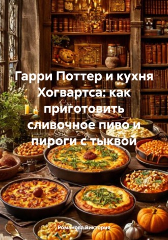 Обложка книги «Гарри Поттер и кухня Хогвартса: как приготовить сливочное пиво и пироги с тыквой»