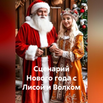 Обложка книги «Сценарий Нового года с Лисой и Волком»