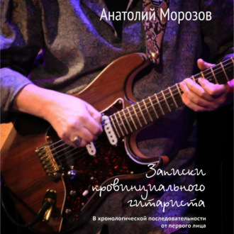 Обложка книги «Записки провинциального гитариста. В хронологической последовательности от первого лица»