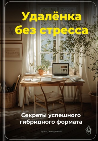 Обложка книги «Удалёнка без стресса: Секреты успешного гибридного формата»