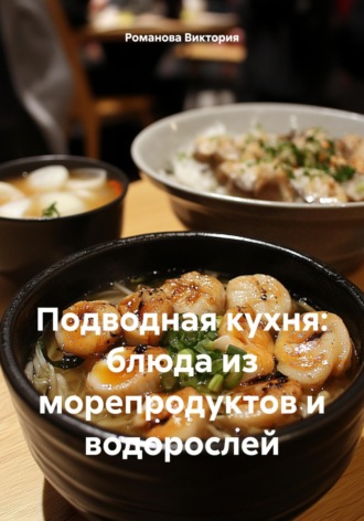 Обложка книги «Подводная кухня: блюда из морепродуктов и водорослей»