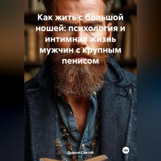 Обложка книги «Как жить с большой ношей: психология и интимная жизнь мужчин с крупным пенисом»