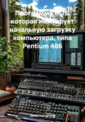 Обложка книги «Программа DOS, которая имитирует начальную загрузку компьютера, типа Pentium 486»