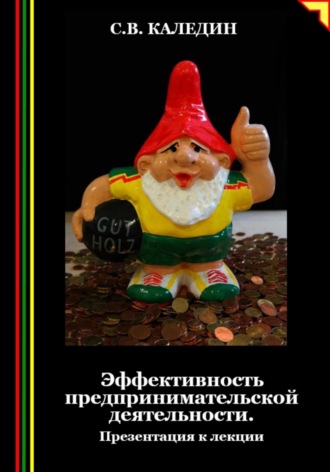 Обложка книги «Эффективность предпринимательской деятельности. Презентация к лекции»