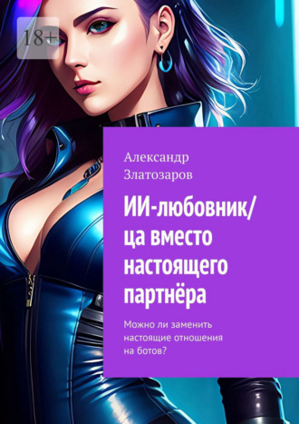 Обложка книги «ИИ-любовник/ца вместо настоящего партнёра. Можно ли заменить настоящие отношения на ботов?»