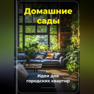 Обложка книги «Домашние сады: Идеи для городских квартир»